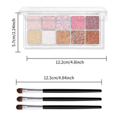 KYDA palette in hand for size comparison and travel-friendly benefit