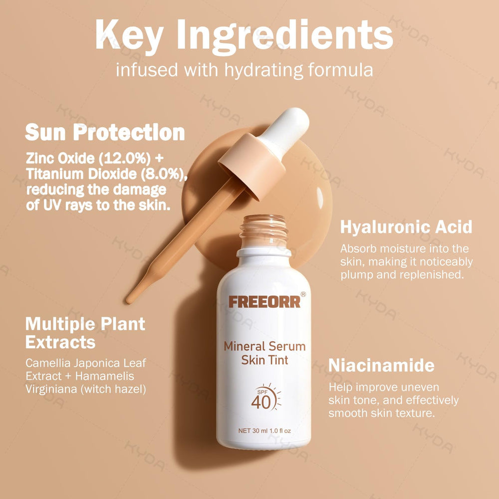 KYDA 30ml bottle next to common items, shows compact travel size