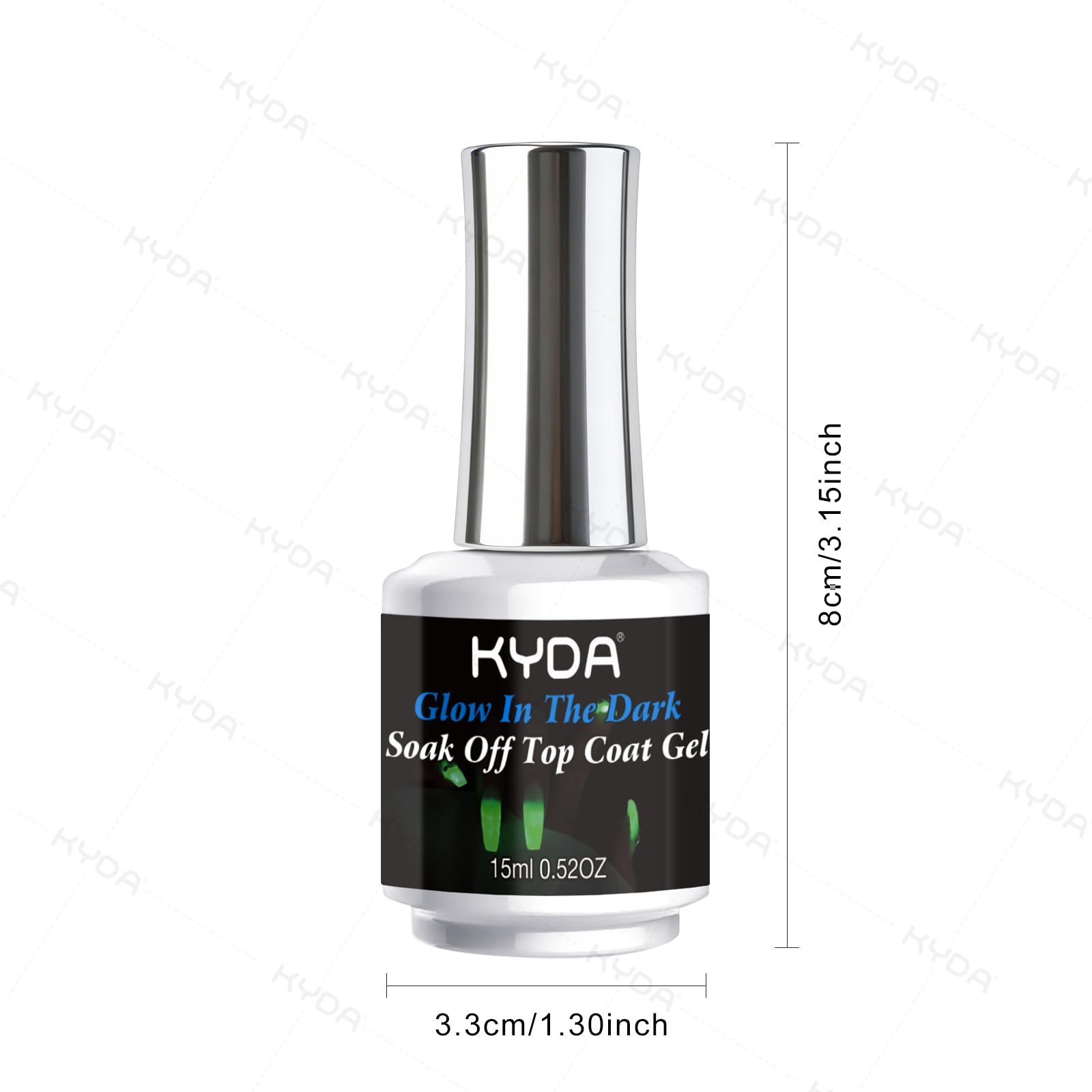 KYDA gel curing under a UV LED lamp ensuring fast, reliable dry time