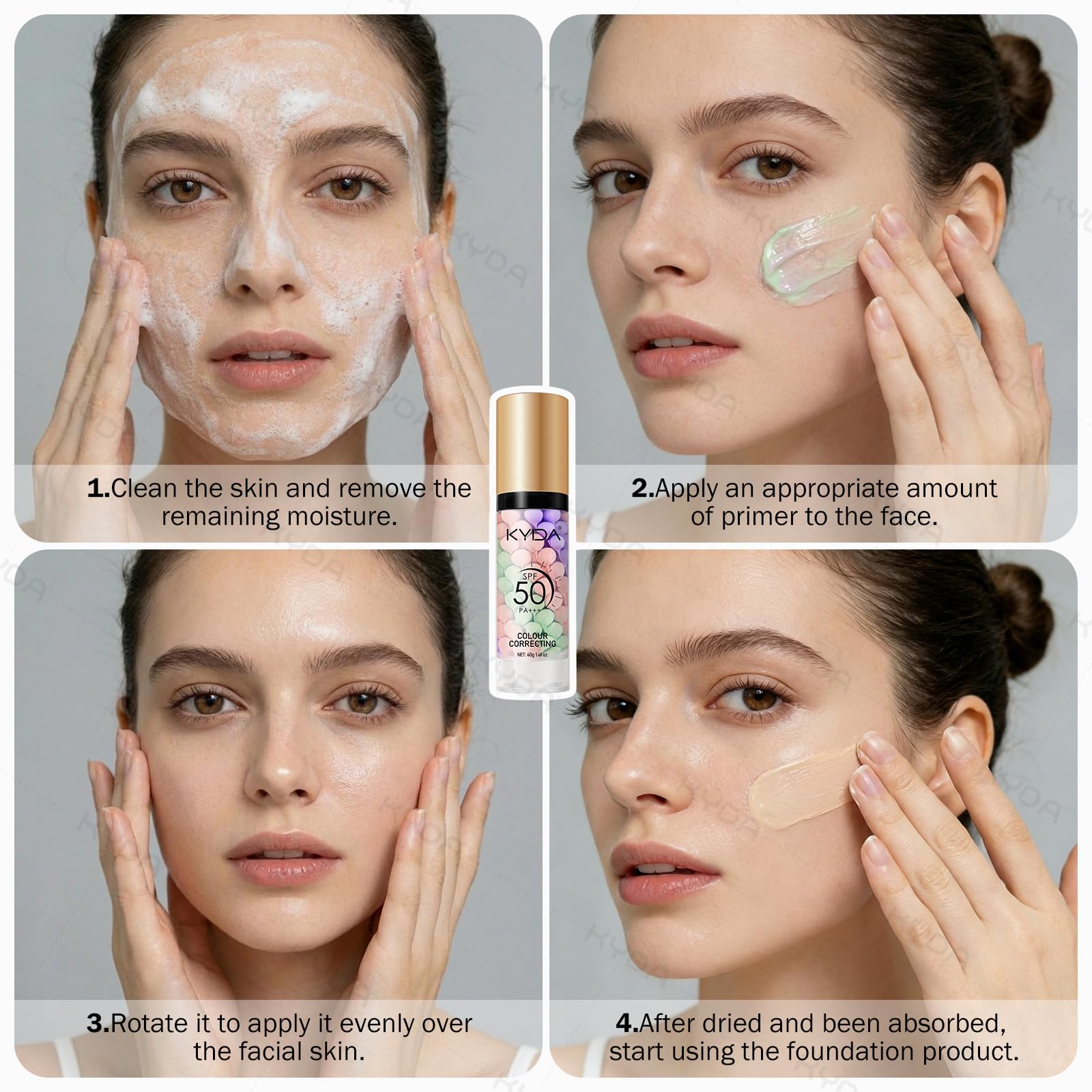 KYDA on bathroom vanity in lifestyle scene for everyday routine integration