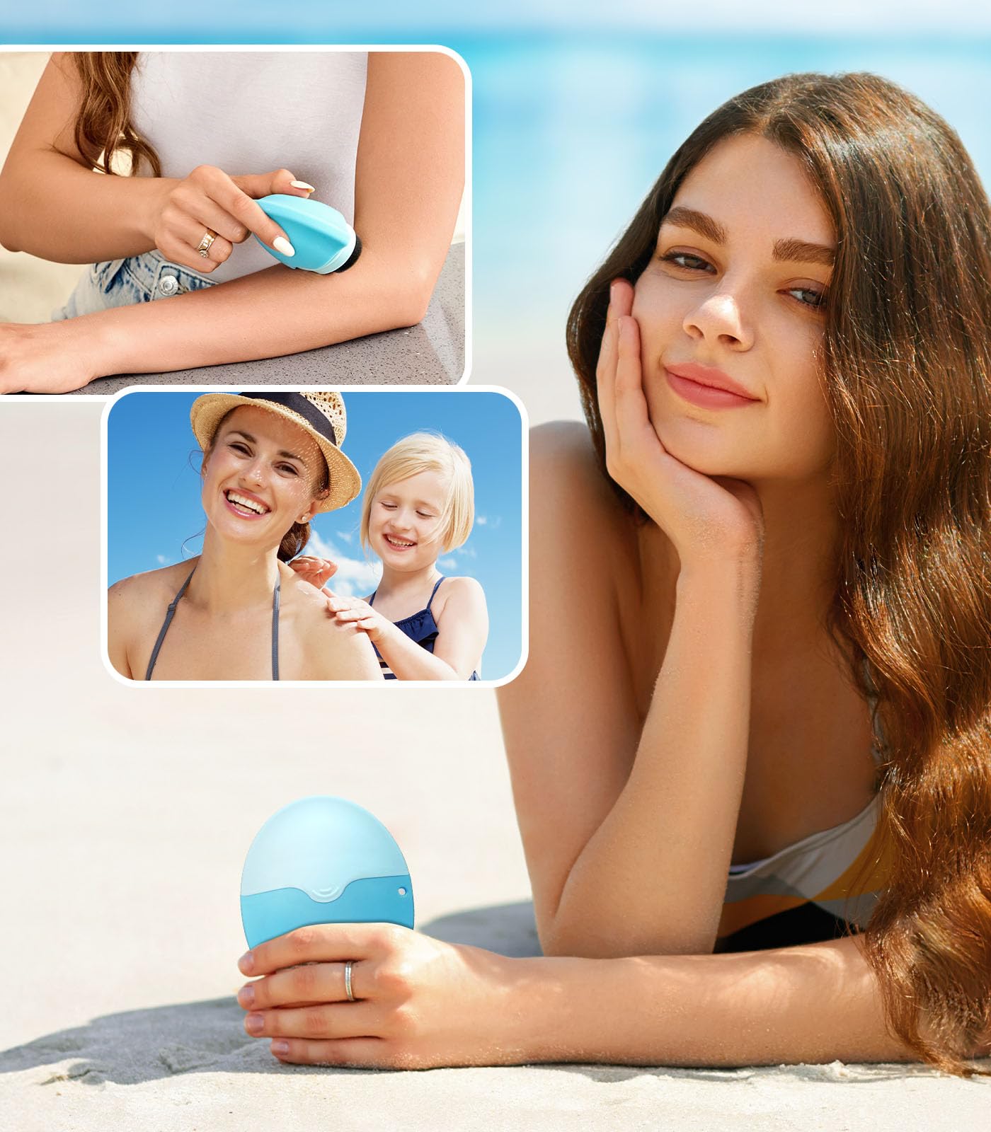 KYHDIYA empty refillable container, reduces single-use sunscreen waste