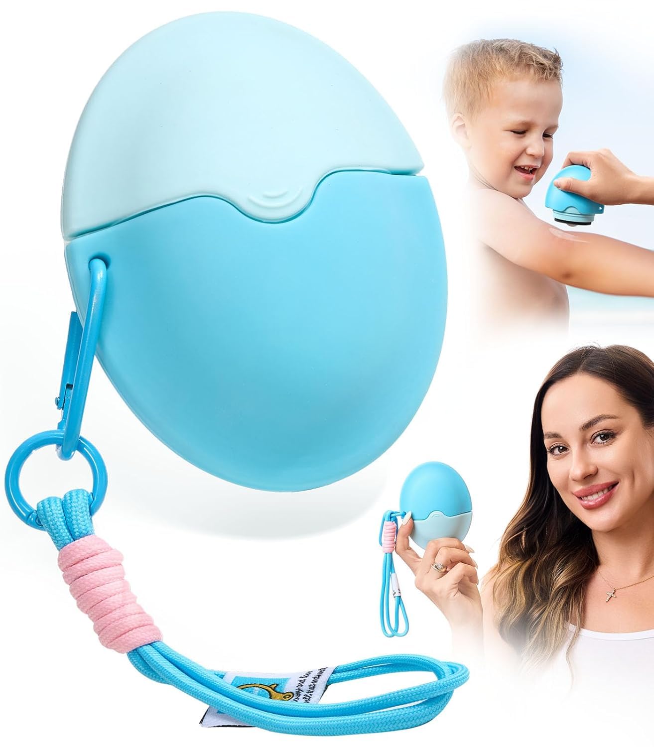 KYHDIYA front view showing compact applicator, easy packing benefit