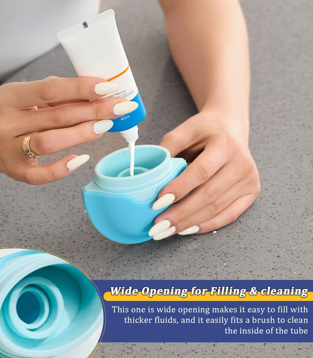 KYHDIYA size comparison in hand, highlights travel-friendly portability