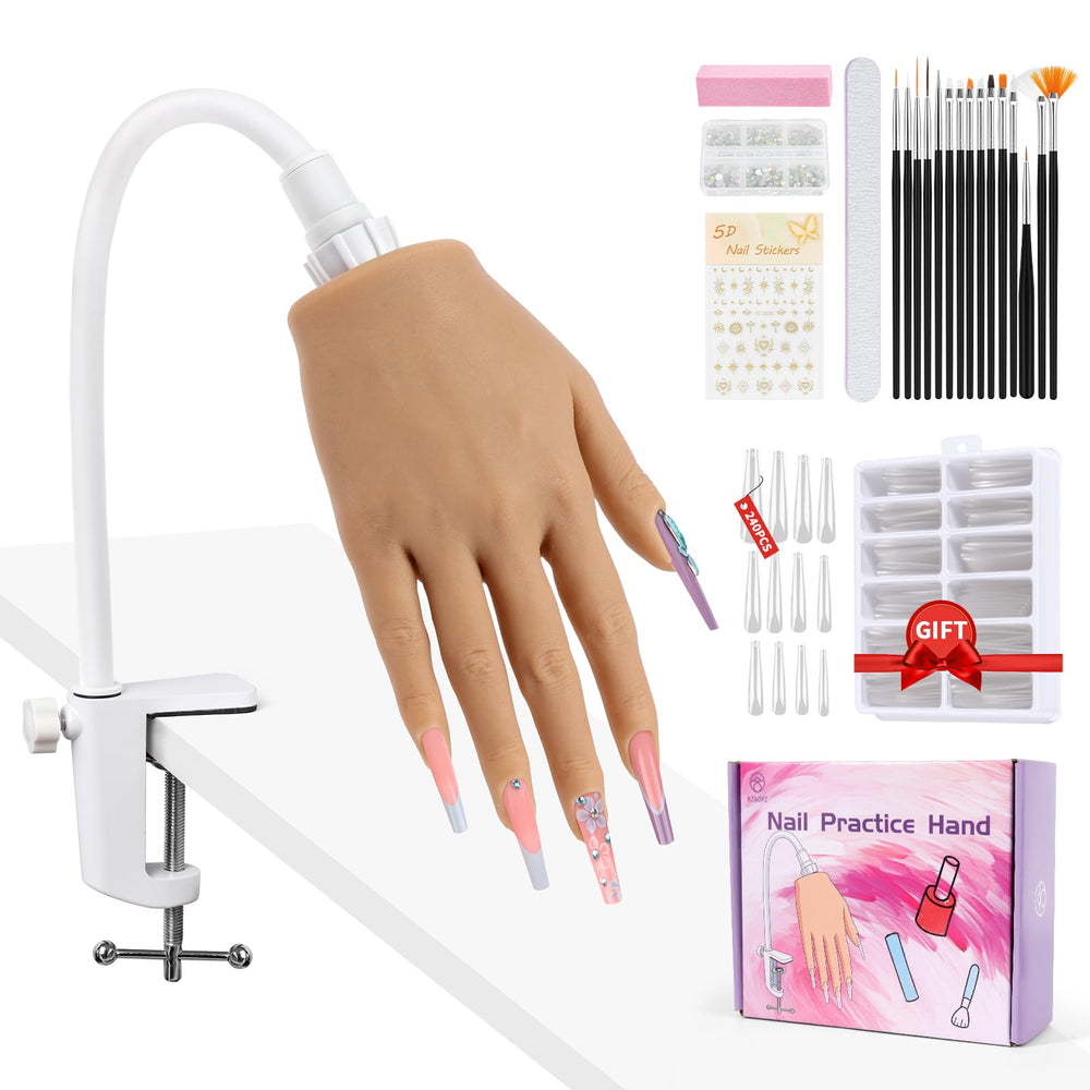KZAOPZ realistic silicone hand front view shows lifelike feel for practice