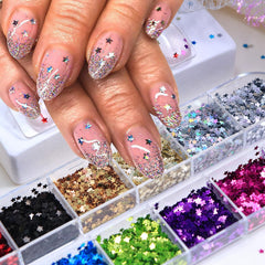 KZBTRBT close-up holographic star texture showing multi-dimensional shimmer benefit