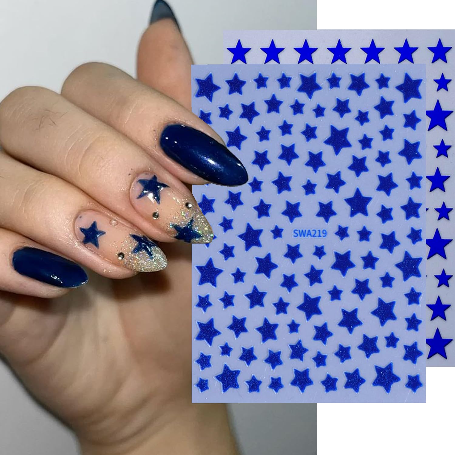 KZBTRBT craft decoration on phone case showing versatile use beyond nails