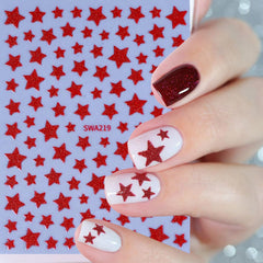 KZBTRBT large star detail displaying texture and durable adhesive benefit