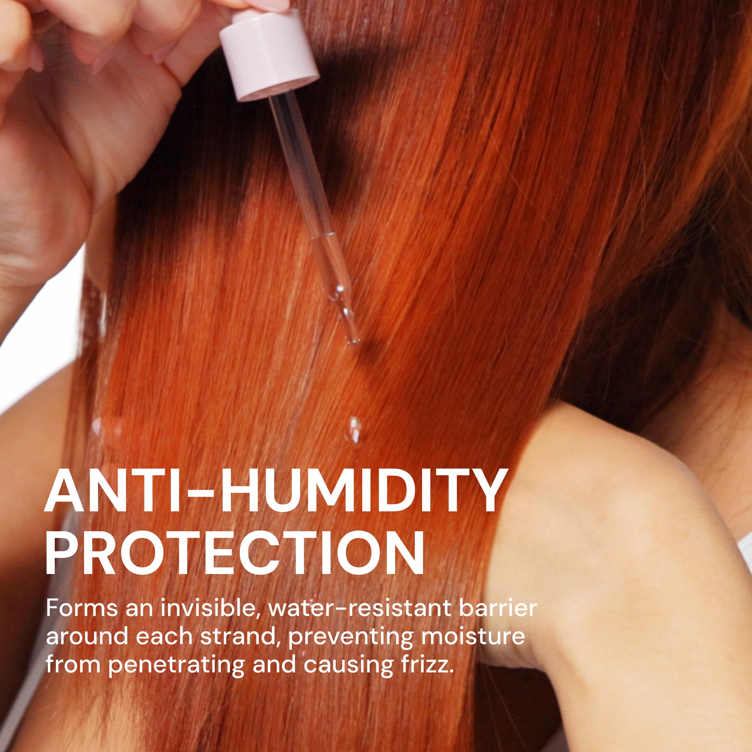 L'ANGE HAIR closeup of mist and formula highlighting heat‑activated protection