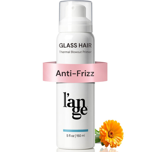 L'ANGE HAIR front bottle view showing sleek packaging and size benefits