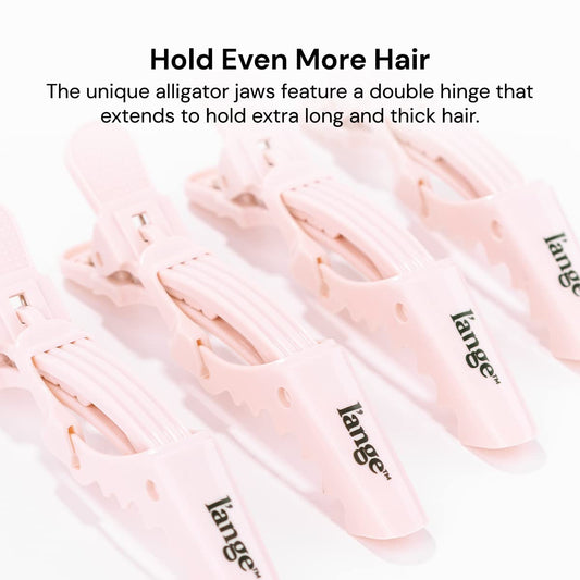 L'ANGE HAIR close-up of wide teeth detailing gentle grip benefit