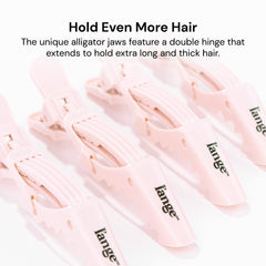 L'ANGE HAIR close-up of wide teeth detailing gentle grip benefit