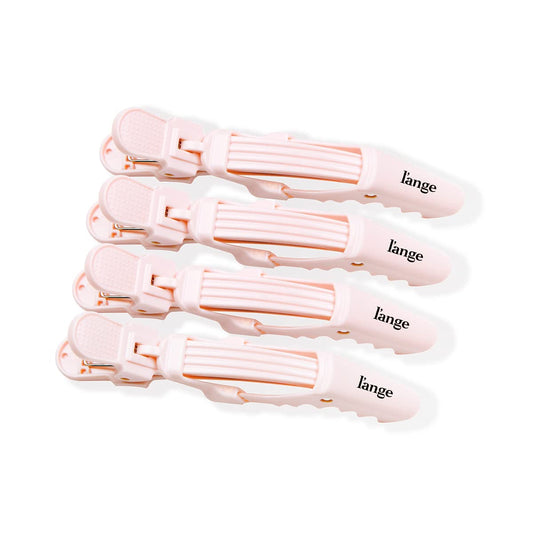 L'ANGE HAIR front view blush clip showing secure hold benefit