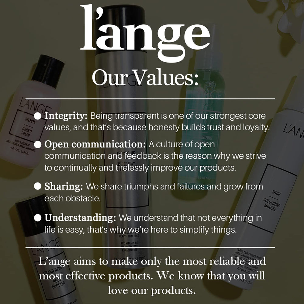 L'ANGE HAIR four-pack packaging showing professional kit convenience