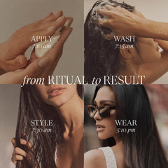 L’ANZA product on hand ready to apply for deep-conditioning benefit