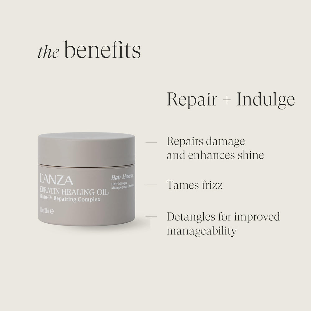 L’ANZA creamy masque texture close-up highlighting rich moisturizing benefit