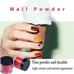 L-Bulice French tip demo showing crisp smile line and polished finish