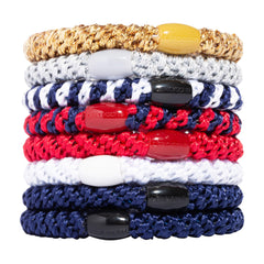 L. Erickson front packaging showing Americana color variety and secure fit