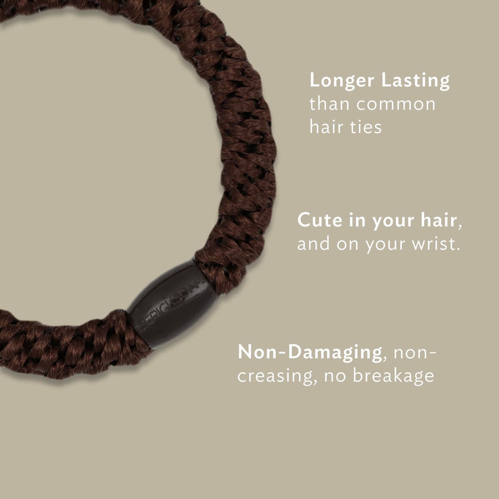 L. Erickson close-up of braided texture highlighting smooth satin finish and grip