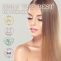 L LUSETA ginger root oil droplet emphasizing frizz control and nourishment