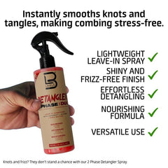 L3 used on dry hair to tame flyaways and restore smooth shine