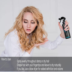 L3 bottle held in hand to show 8.45 fl oz size and portability