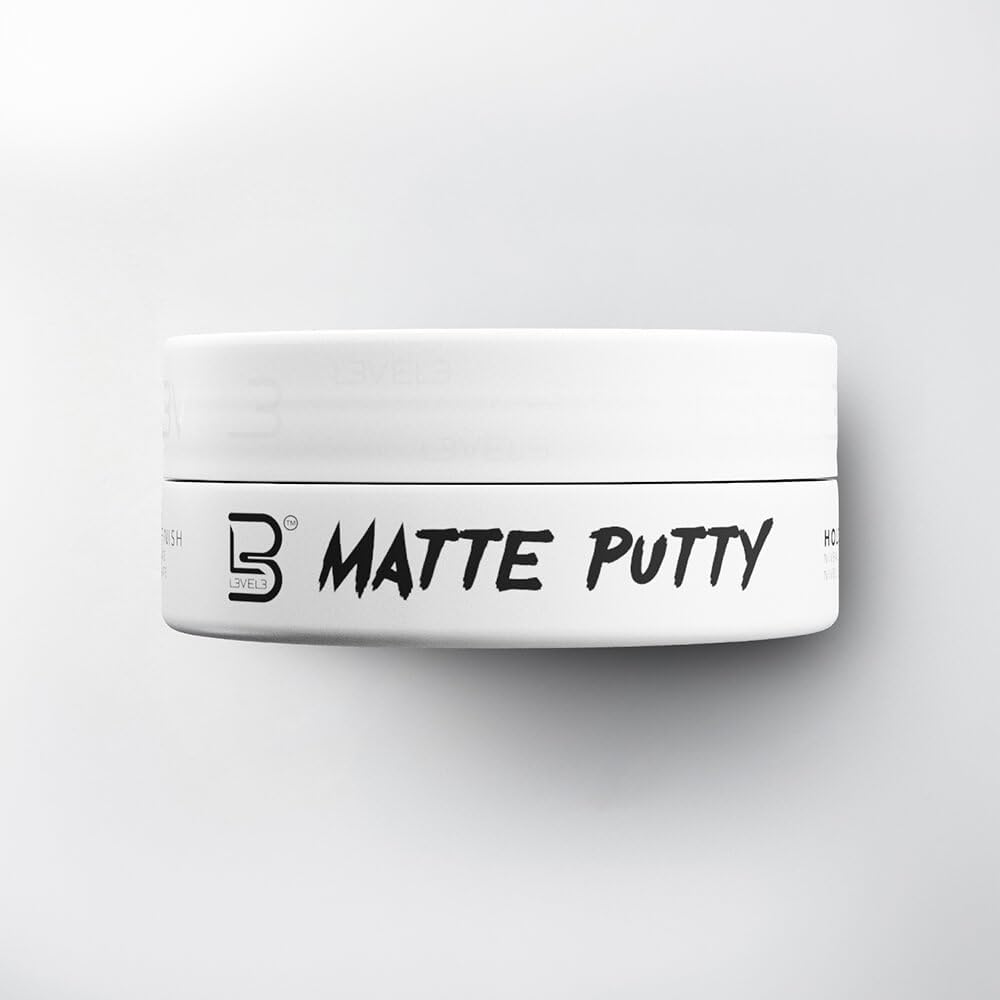 detailed label and jar size of L3 putty indicating ingredients and instructions