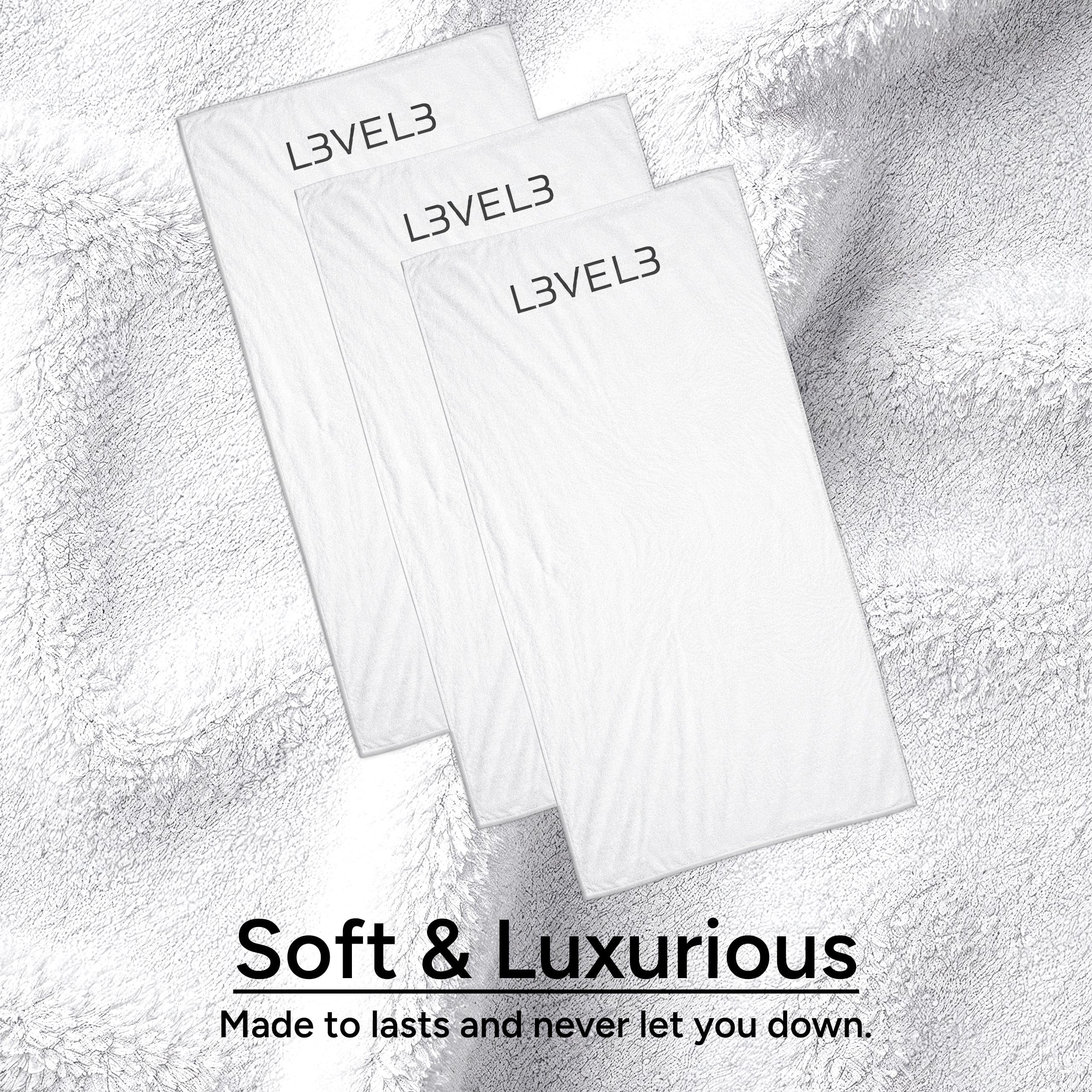 L3 towels in wash basket implying easy cleaning and reliable repeat use