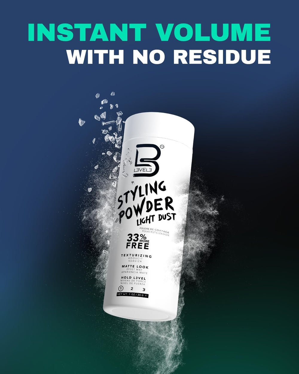 L3 Level 3 in use on crown delivering instant texture and manageability