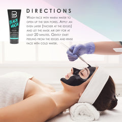 L3 Level 3 mask applied on nose demonstrating blackhead lifting