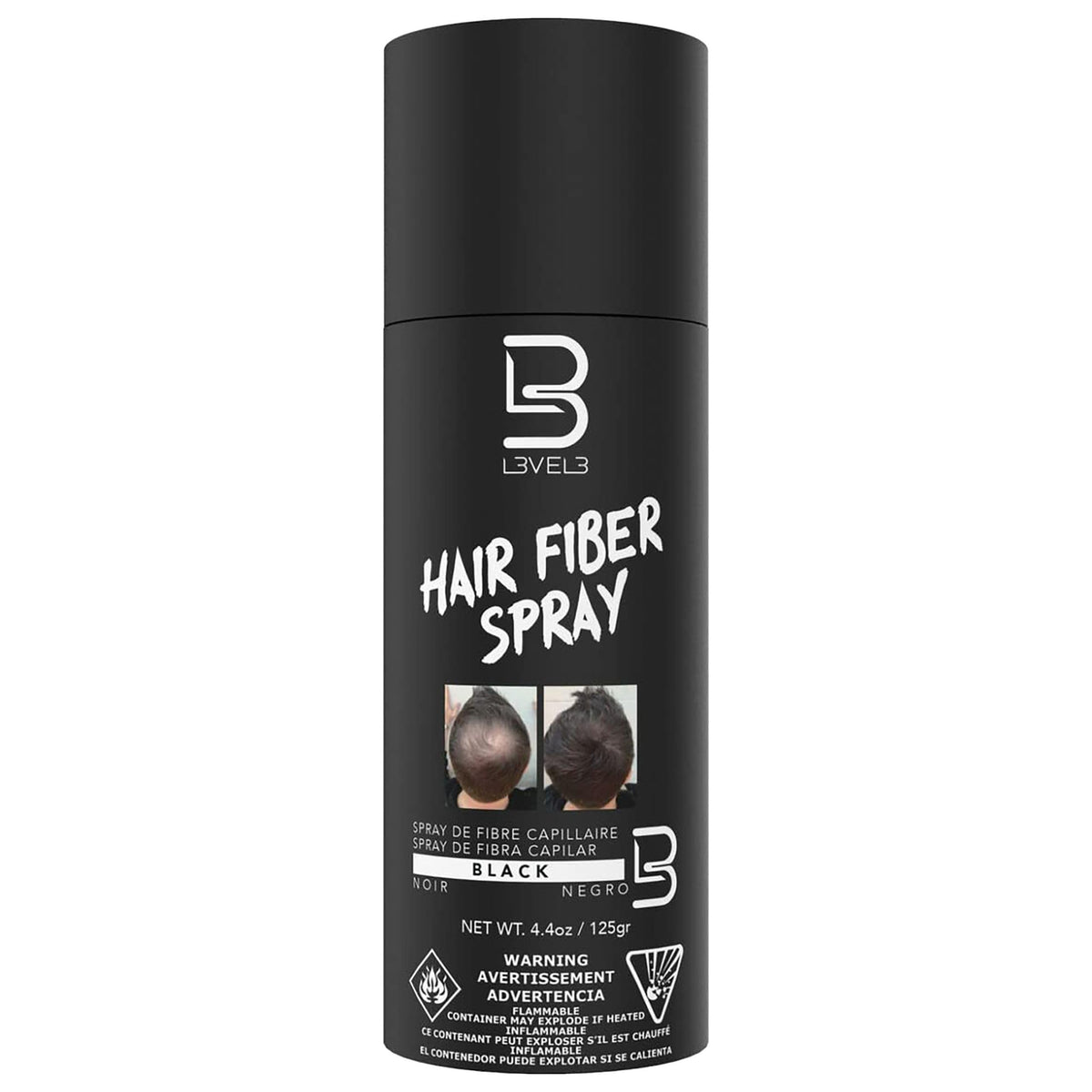 L3 Level 3 front packaging displaying 4.4 oz can and brand benefits