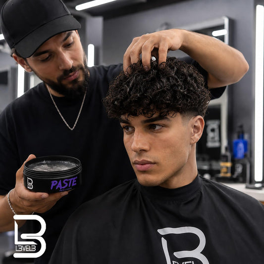 L3 Level 3 open jar revealing paste texture for easy grip and styling