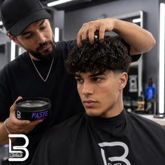 L3 Level 3 open jar revealing paste texture for easy grip and styling
