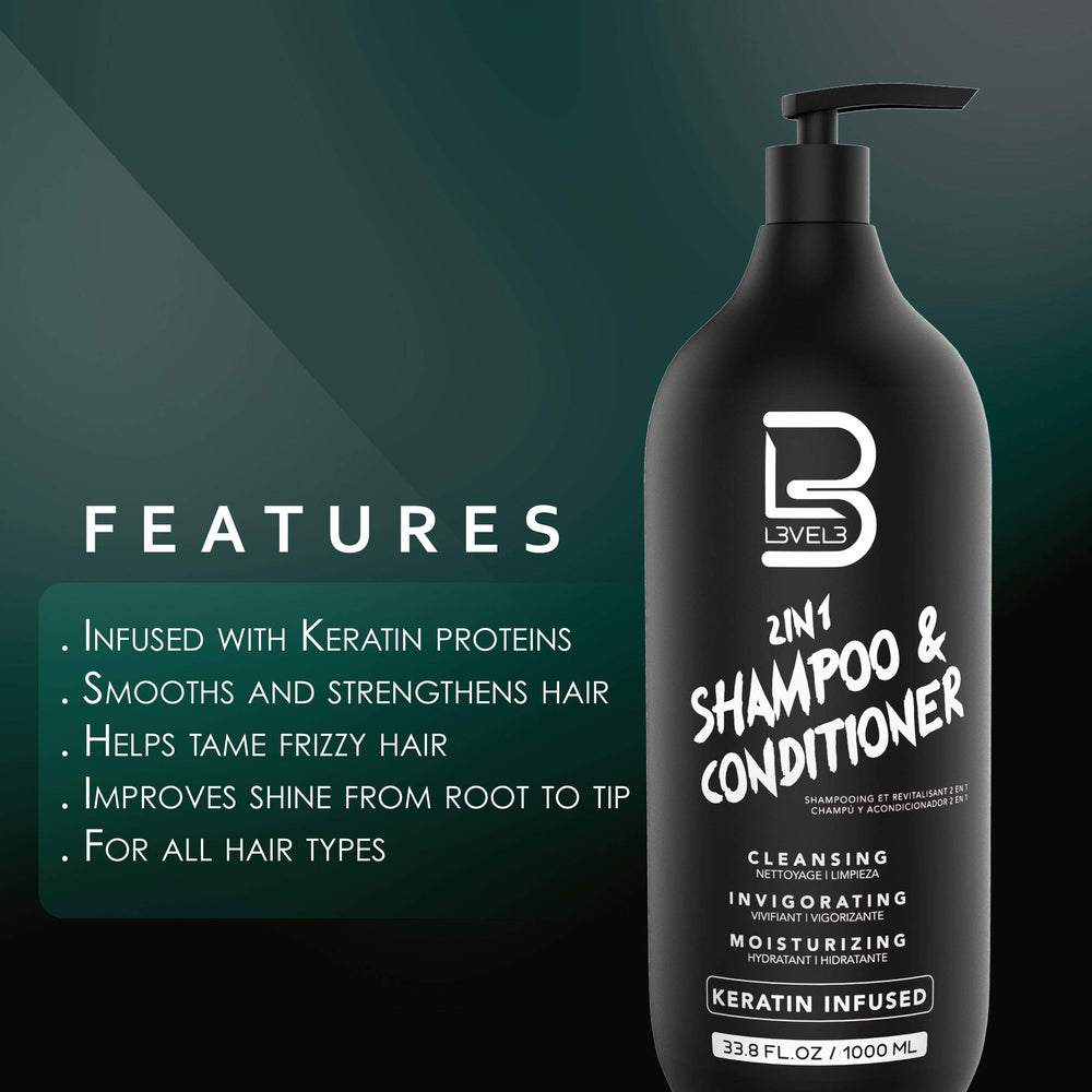 L3 creamy foam texture on palm highlighting gentle lather and conditioning