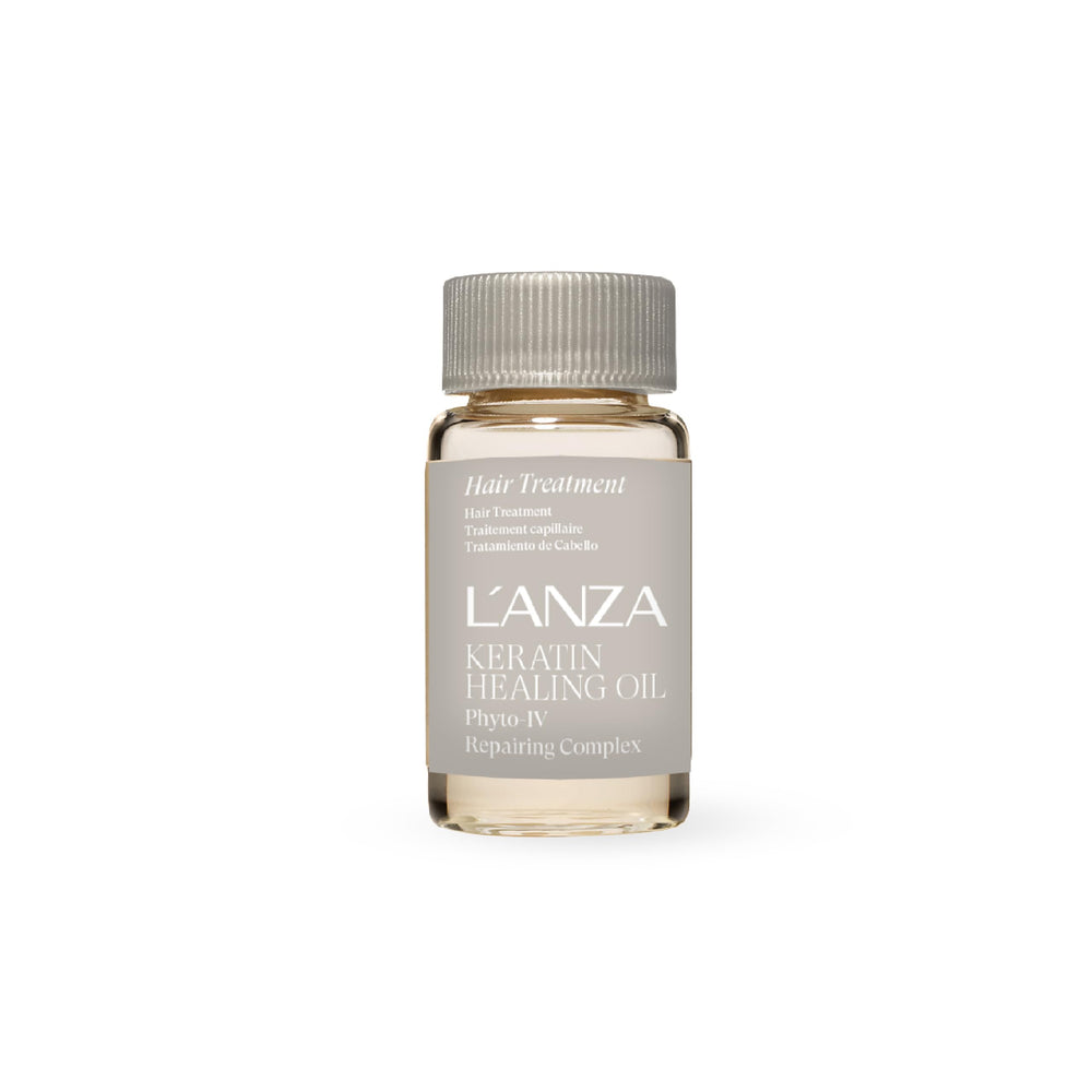 L'ANZA front bottle view showing sleek packaging and repair benefits