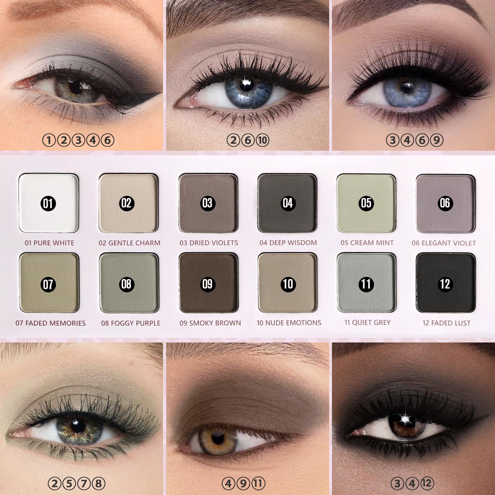 La Catrina brush applying shade to eyelid showing smooth application benefit
