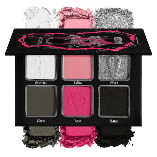 La Catrina front packaging view shows compact gothic palette portability