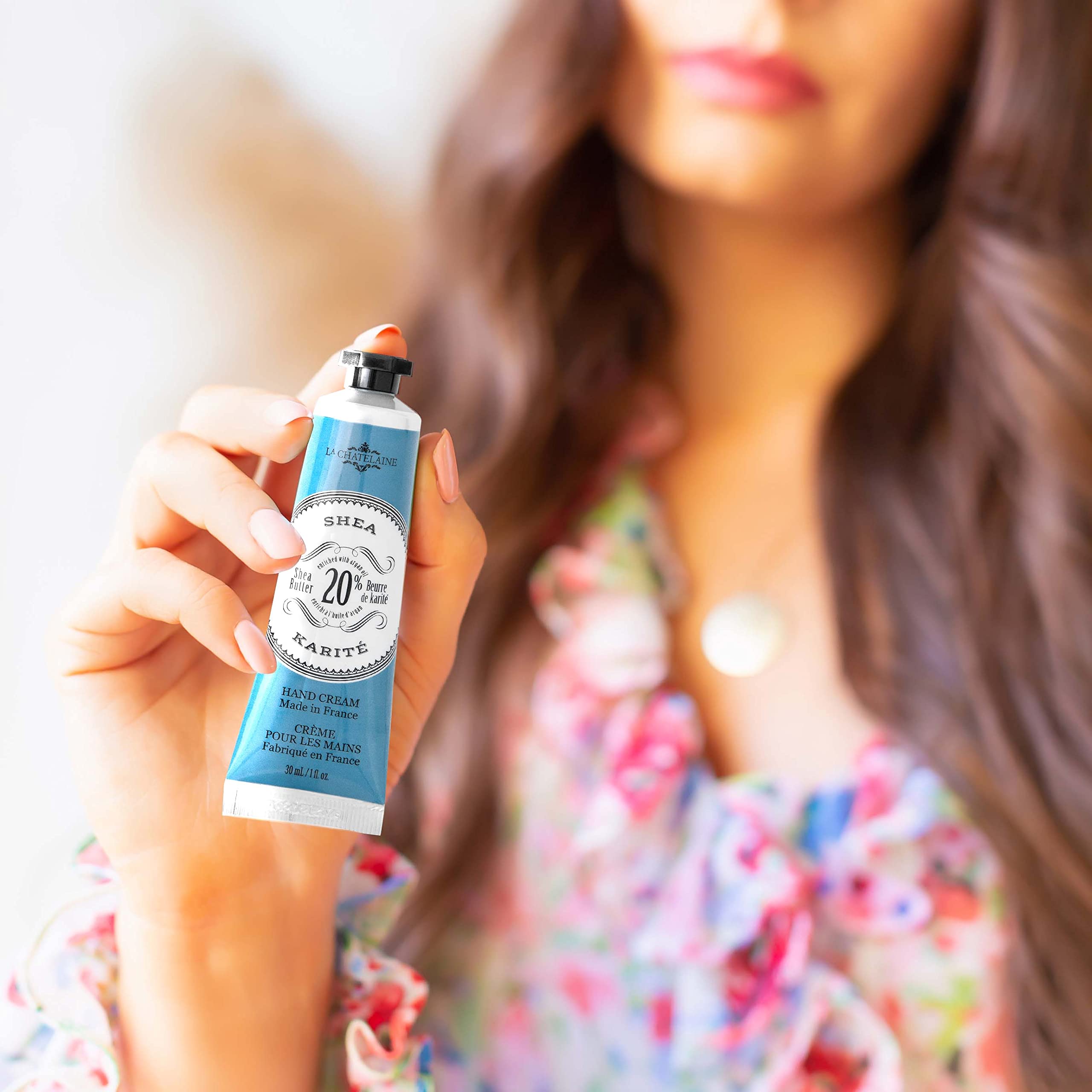 La Chatelaine Made in France label close-up highlighting premium French manufacturing benefits