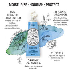 La Chatelaine open tube showing creamy texture and fast absorption benefit