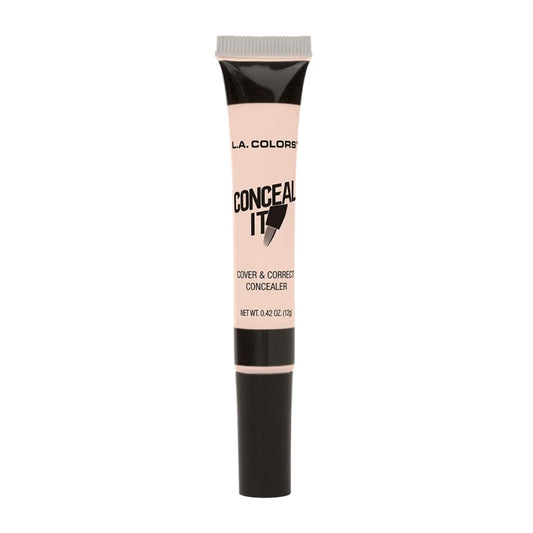 L.A. COLORS concealer front packaging showing brush tip and fast precise application