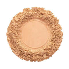 L.A. COLORS open powder pan revealing pressed mineral surface for even coverage