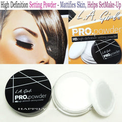 L.A. Girl compact inside a makeup bag showing portability benefit
