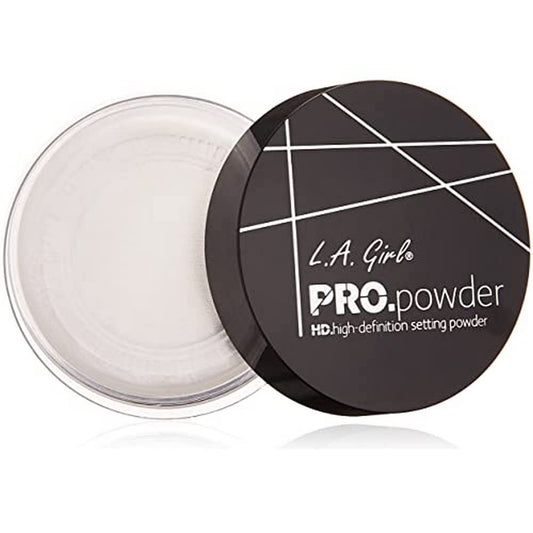 L.A. Girl front packaging showing compact and brand for easy recognition