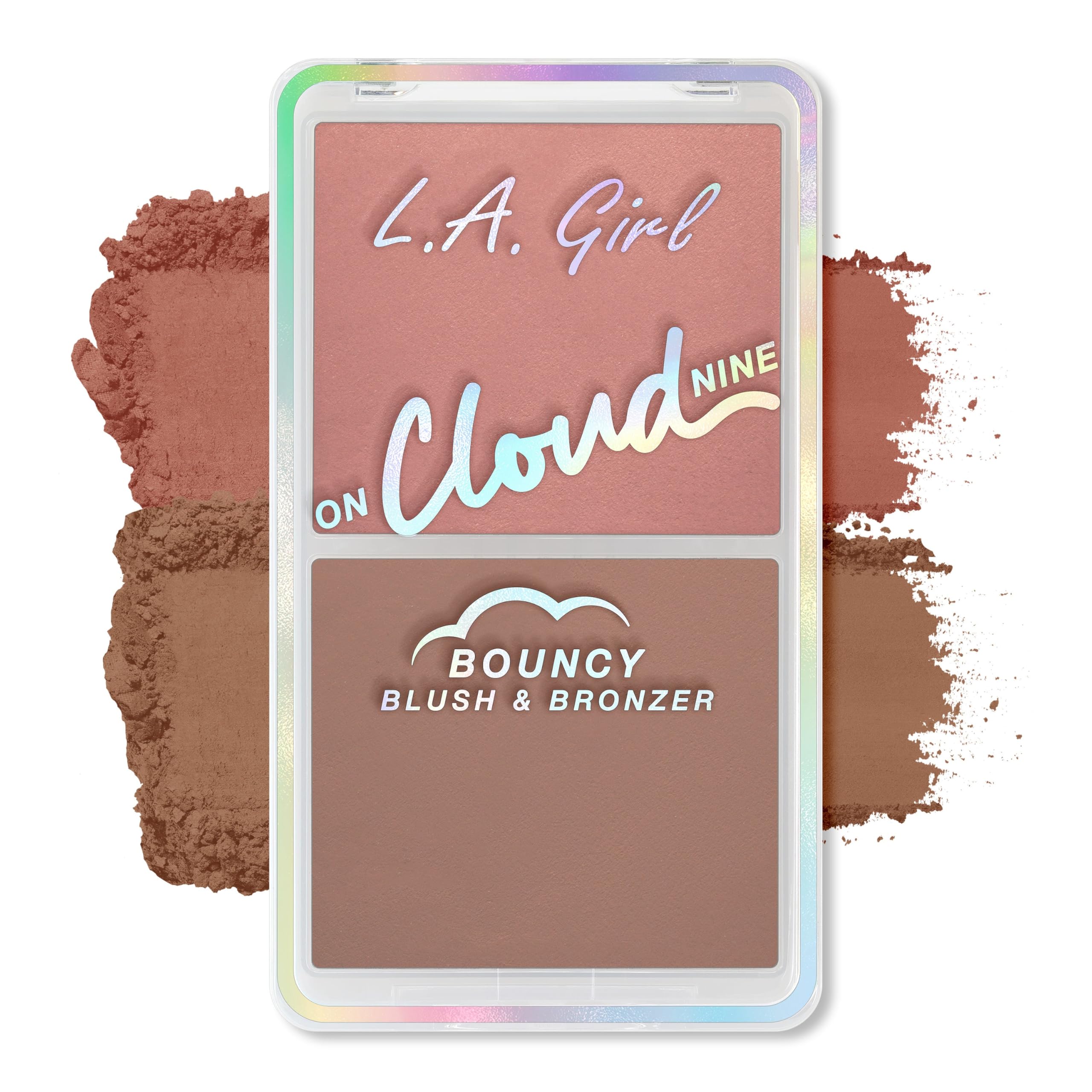 L.A. Girl product applied with finger showing quick natural glow