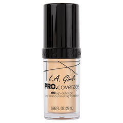 L.A. Girl pump dispense close-up demonstrating easy, mess-free application benefit