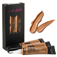 L.A. Girl three-tube front packaging shows value and portability