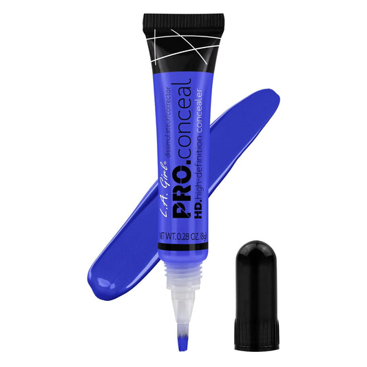 L.A. Girl front packaging showing compact concealer and brush applicator benefit precision