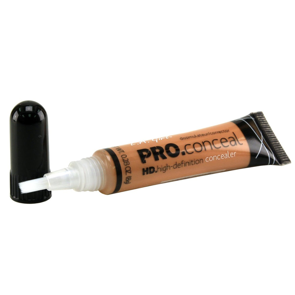 L.A. Girl concealer swatch on skin displaying blendable coverage