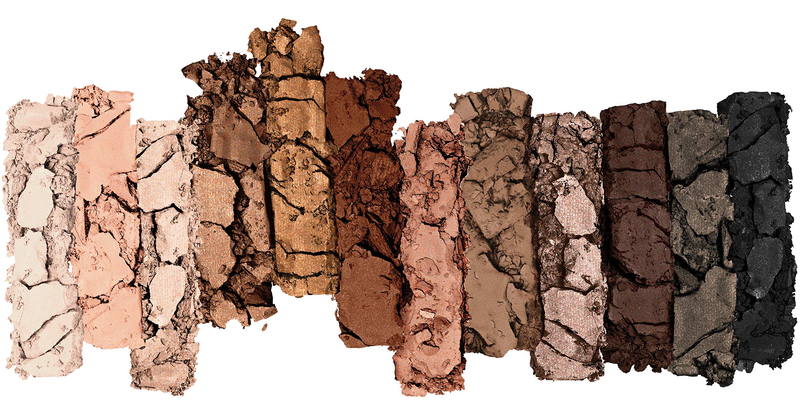 L.A. Girl The Nudist close-up of eyeshadow pans highlighting smooth, blendable textures and finishes