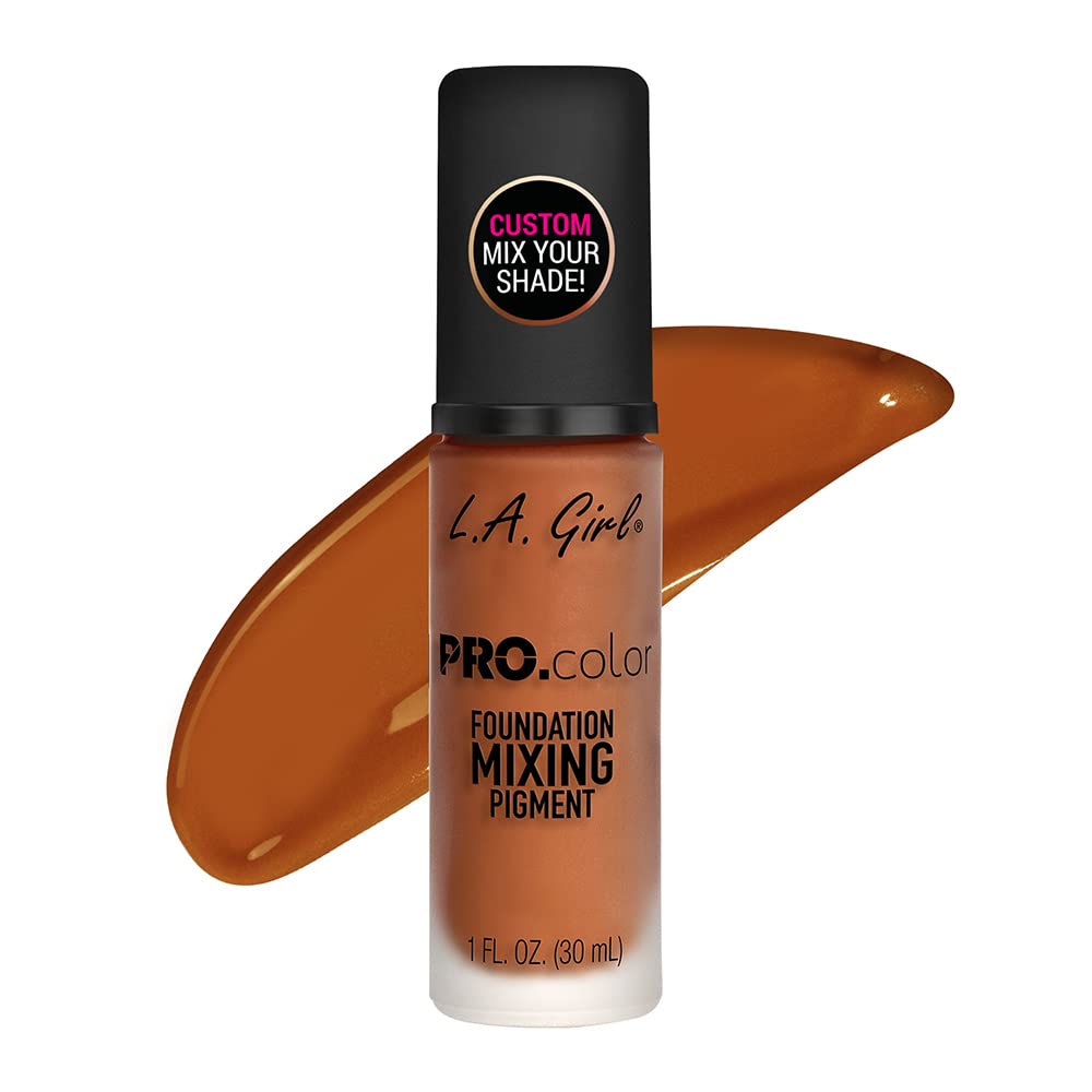 L.A. Girl front packaging showing product and shade, easy identification benefit