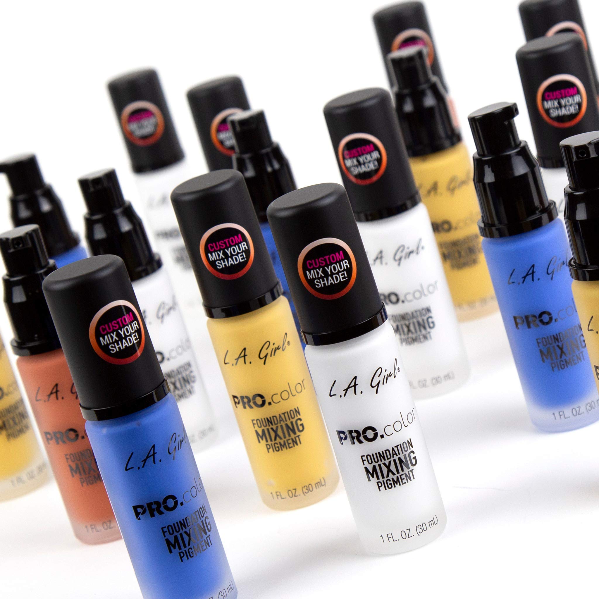 L.A. Girl product label and ingredient list showing transparency benefit